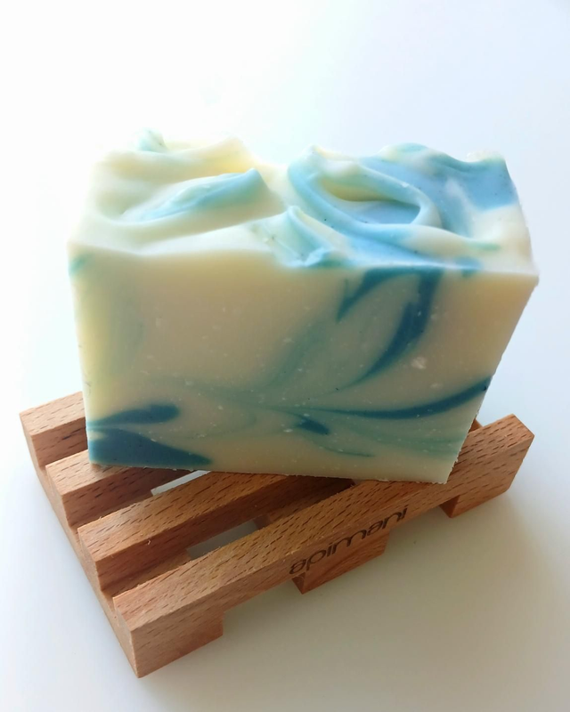 Porte-savon bois