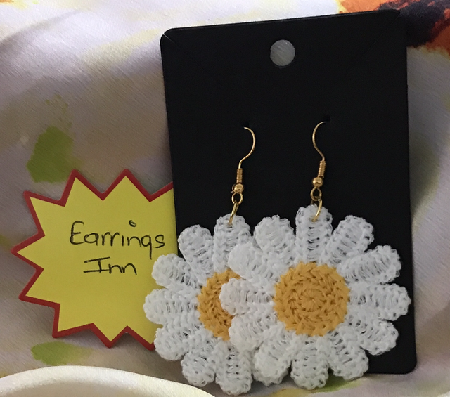 Mixed Coloured Crochet Dangling Earrings - MCDE03