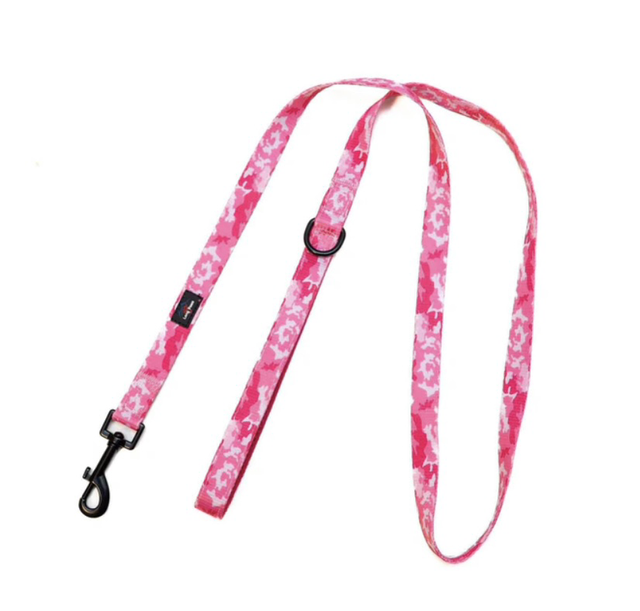 Funk The Dog Lead - Pink Camo