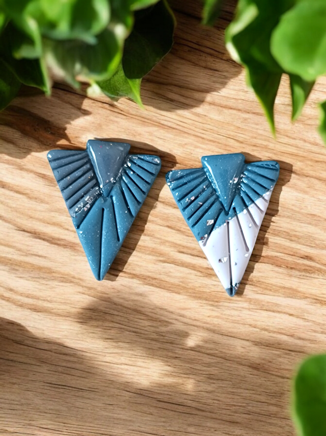 Boucles d&#039;oreilles en argile polymère