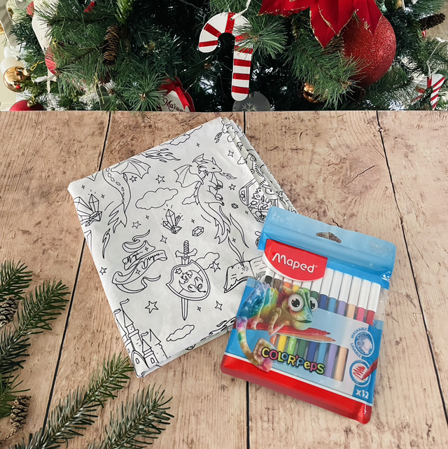 Tapis de coloriage (avec ses feutres)