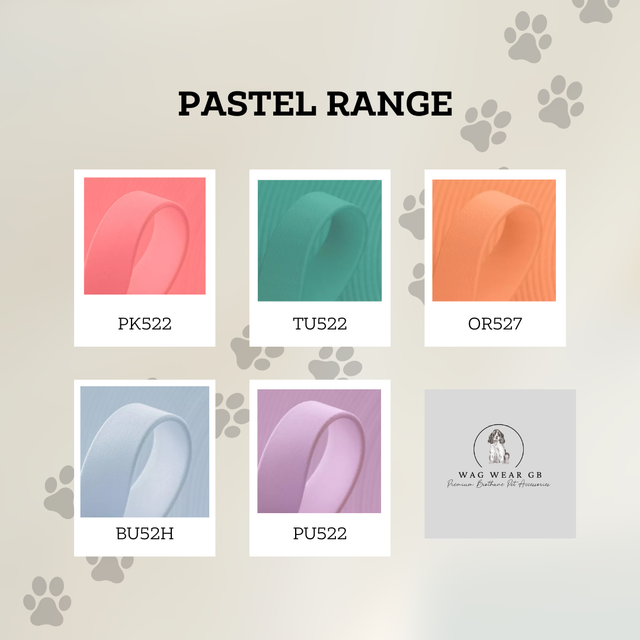 PASTEL Range BioThane® Collar