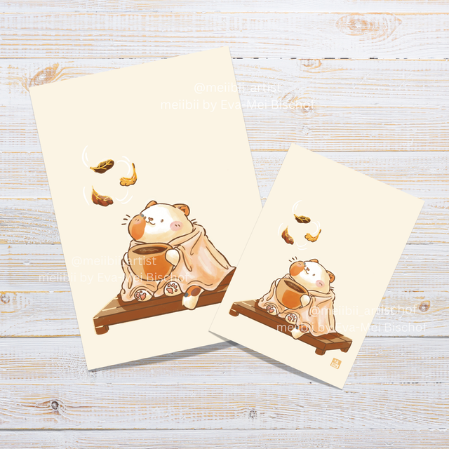 Nugget gemütlich Kakao trinken 