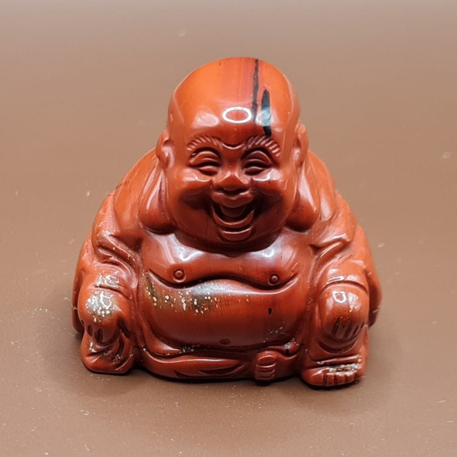 Boudha Jaspe rouge 40 mm