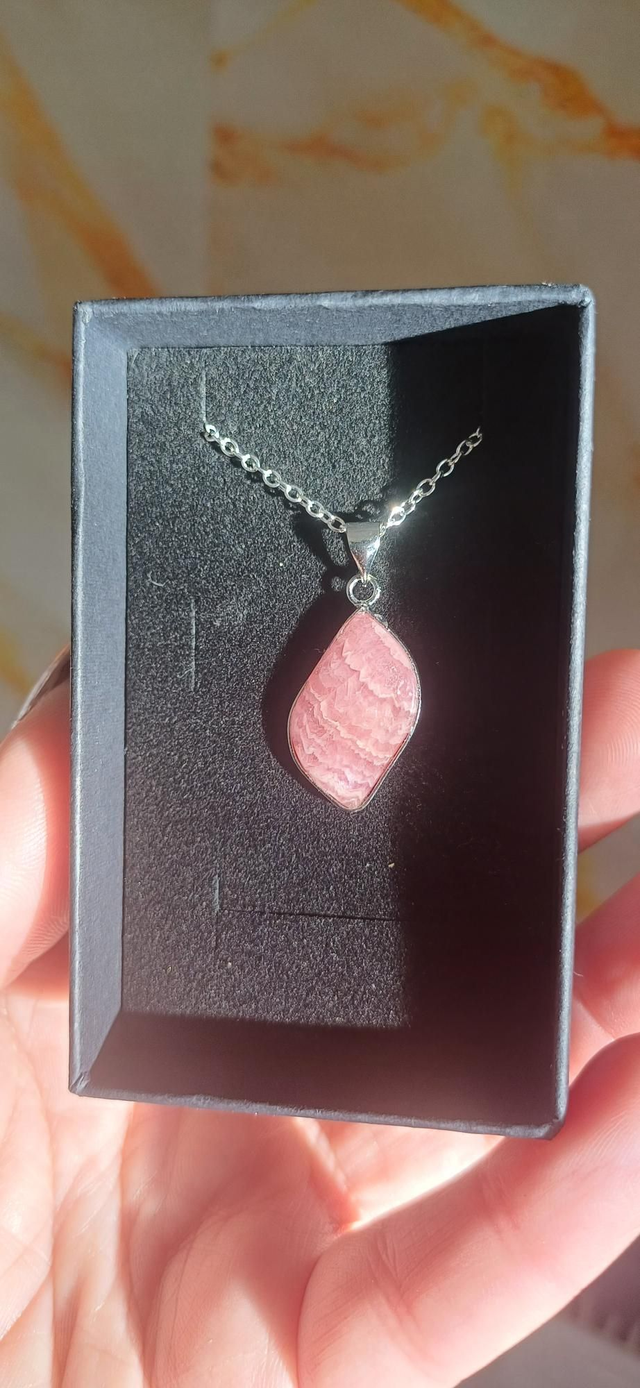 Rhodochrosite Necklace #3