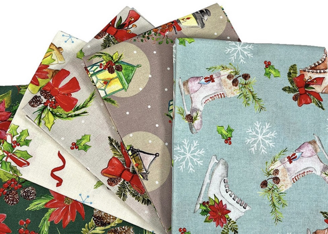 Christmas Tradition Ice Skating Cross Stitch Kit 