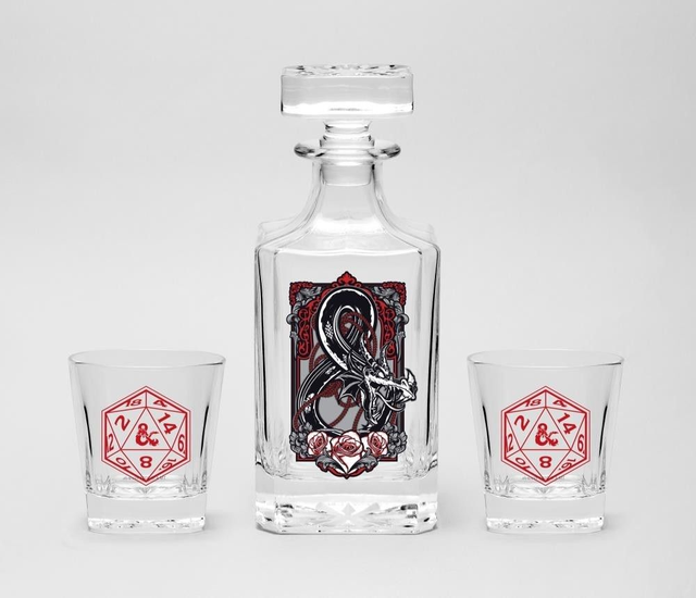 Dungeons and Dragons Decanter and Tumbler Set