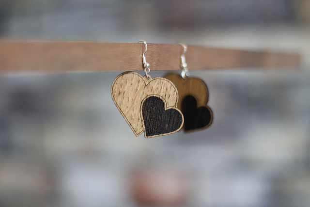 BOUCLE D&#039;OREILLE N°15 : COEUR Coeur