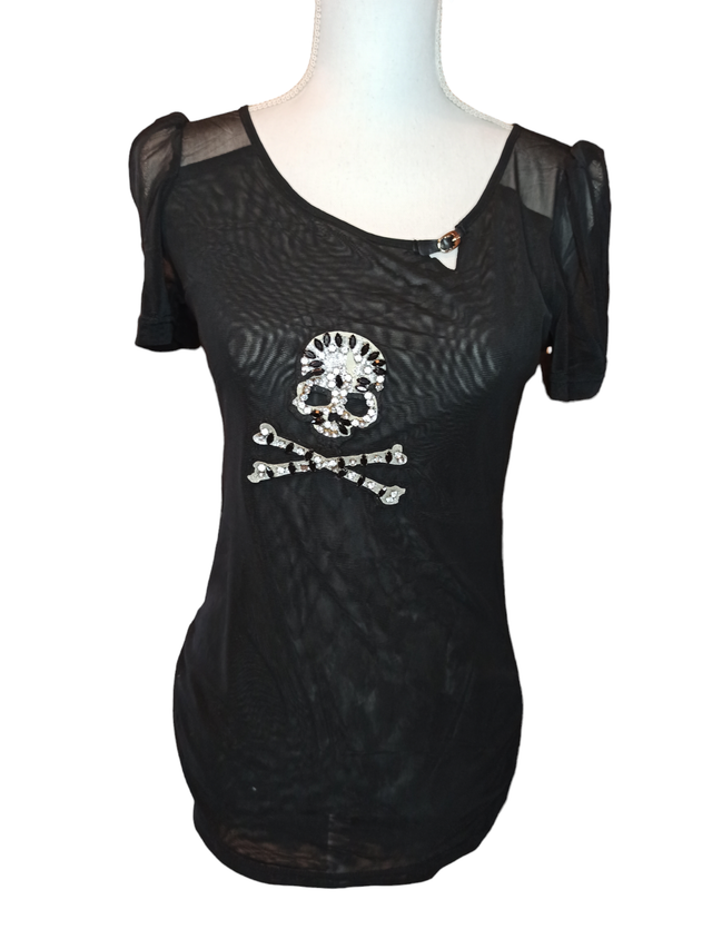 Tee-shirt manches courtes noir L (Nameixing)