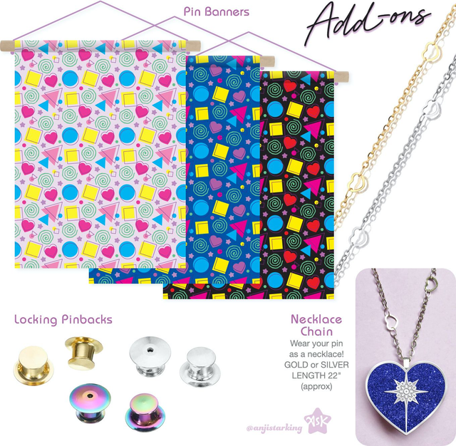 80s Song Hearts Add-ons PREORDER