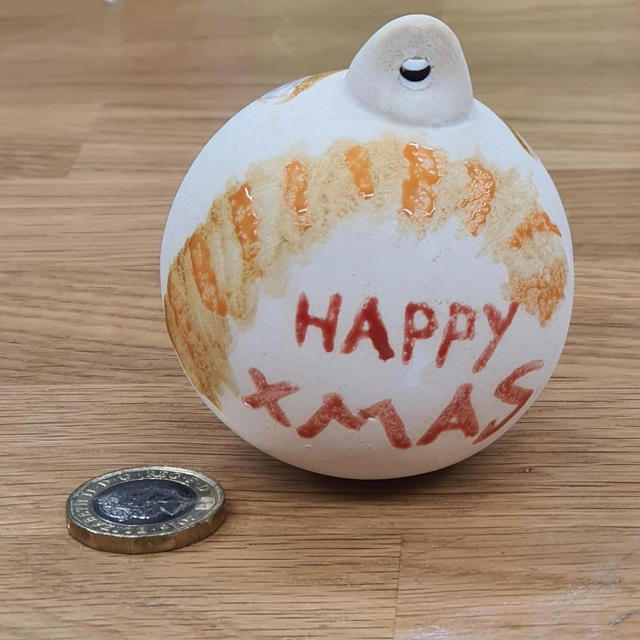 Custom pet ceramic bauble