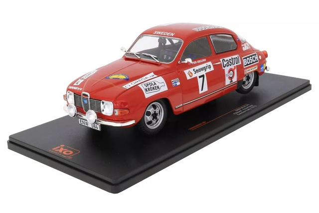Saab 96 V4 Rally #7 (1973) IXO Models 1:18