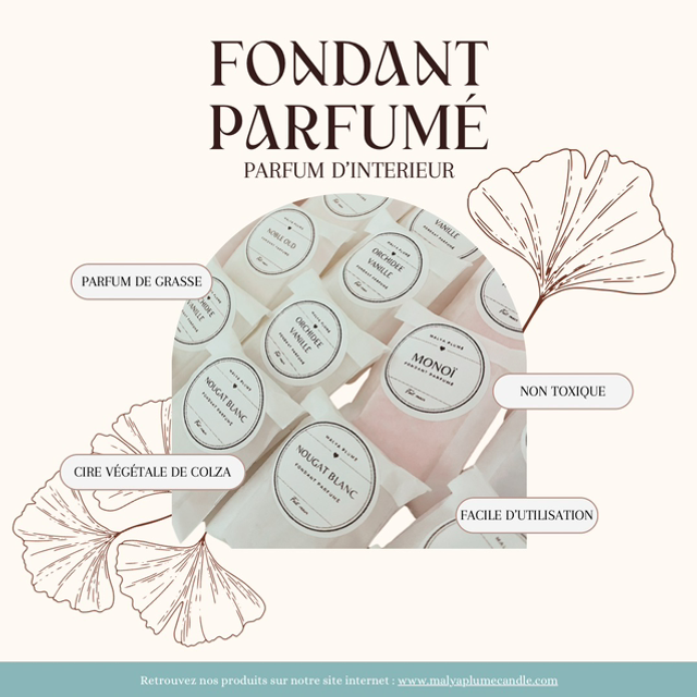 Fondants parfumé lots de 2