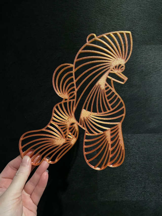 3D - Poodle English Puppy Gilded Rose