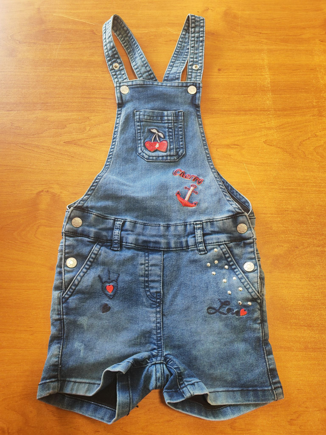 Salopette jean en 7 ans