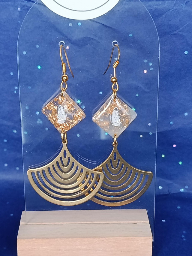 Exploration Solaire - Boucles d’oreilles « Les Ailes d’Arcéline »