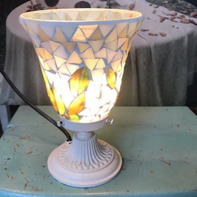 Tiffany Style/ Tischleuchter / Pastell