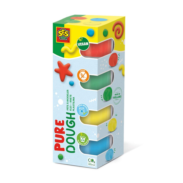 SES Creative Feel good klei Pure (4x90gr)
