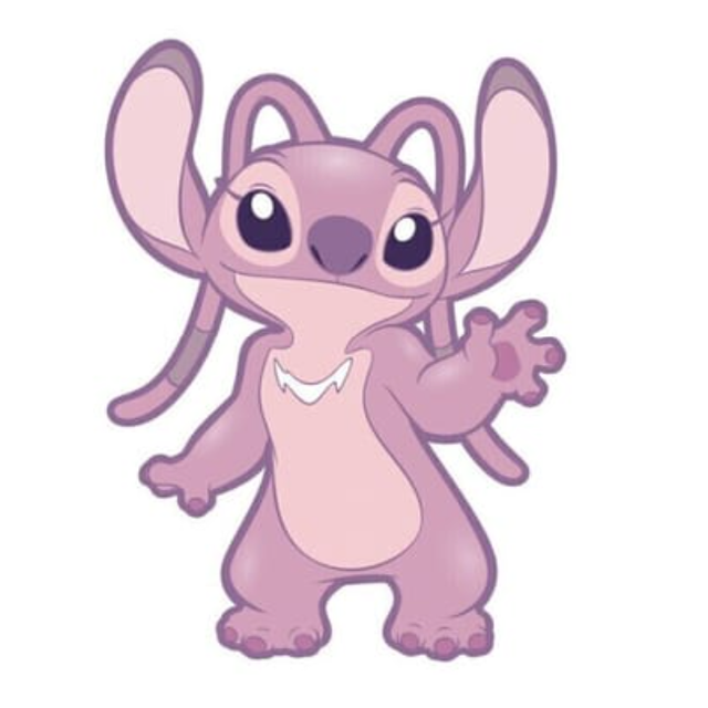 Coussin 3D  Disney Lilo et Stitch Angel 35x29 cm Velours