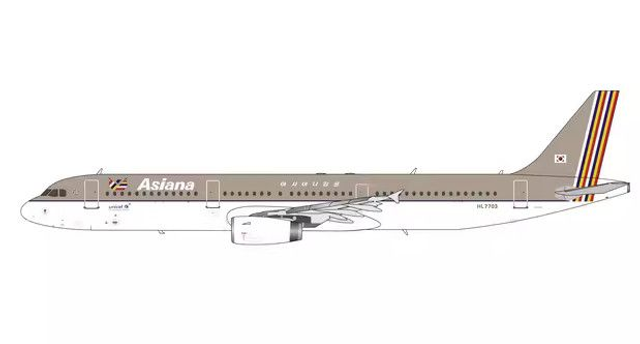1/400 Airbus A321 Asiana HL7703