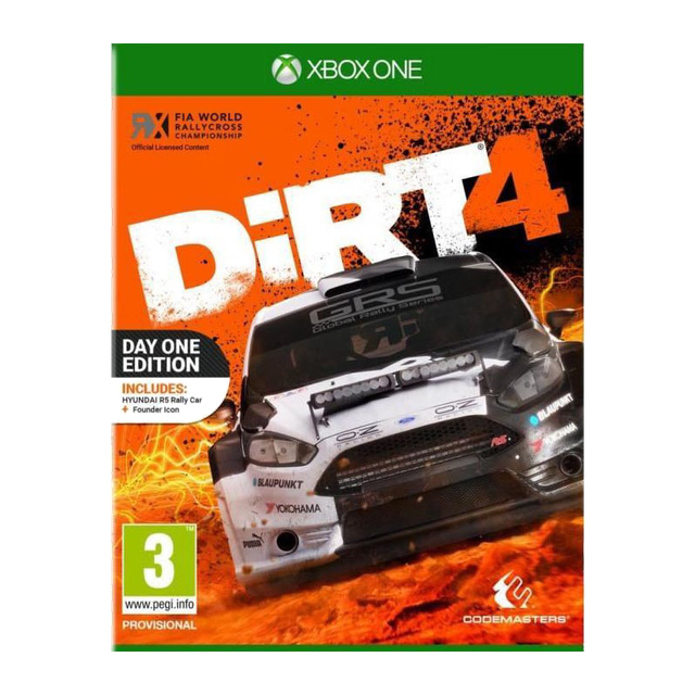 Jeux video Codemasters - DIRT 4 pour XBOX ONE