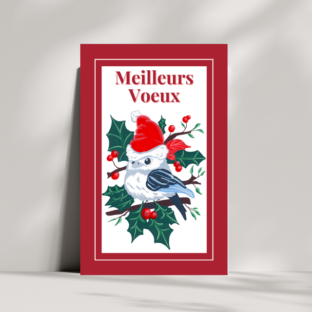 Cartes de Noël - &quot; Meilleurs voeux&quot;