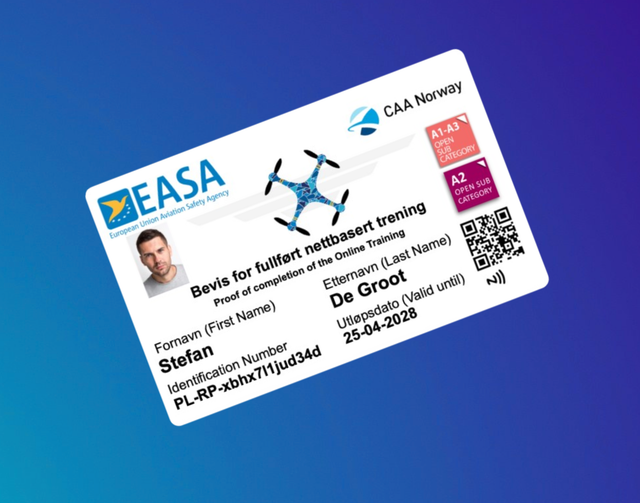 Drone Pas Noorwegen Met NFC Maak Bij Opties Een Keuze Uit Welke Variant Je Wenst Te Bestellen !