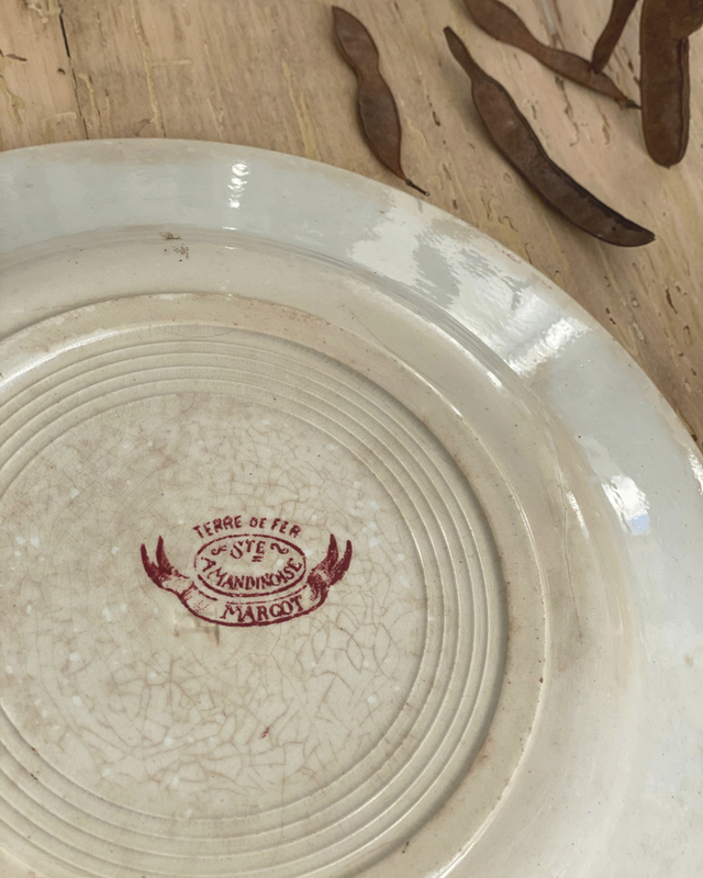 Assiette Ste Amandinoise Margot plate (x1)