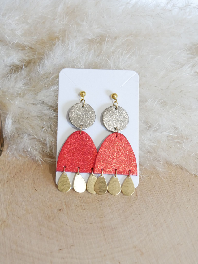 GINA rouge métallisé