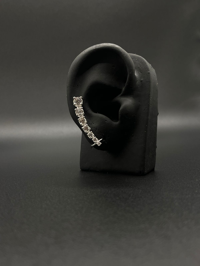 Brinco riviera zircônia