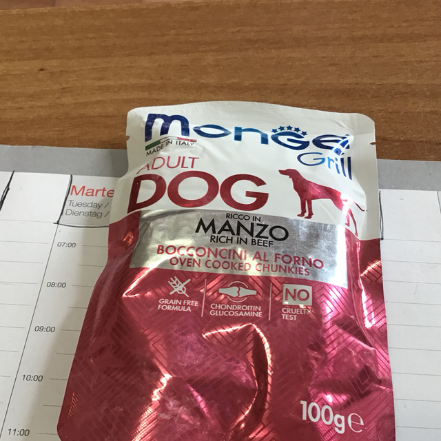 MONGE GRILL DOG BOCCONCINI AL FORNO MANZO 100GR 8009470013154