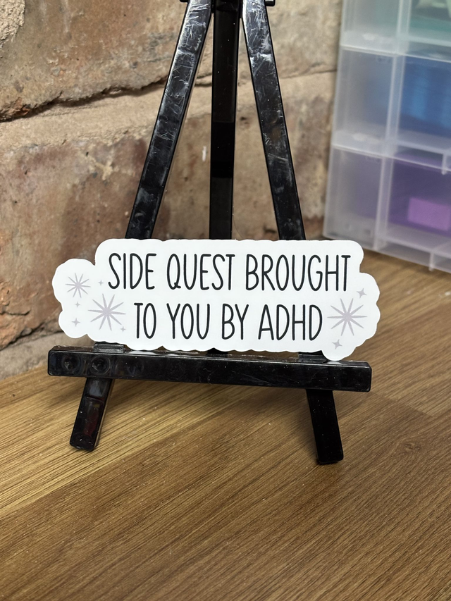 ADHD Side Quest Sticker