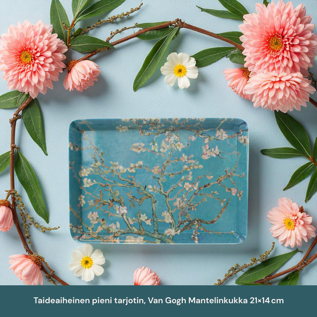 Van Gogh-minitarjotin “Mantelinkukka” 21×14 cm (Almond blossom)