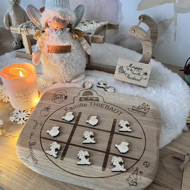 Jeu du morpion de noël 