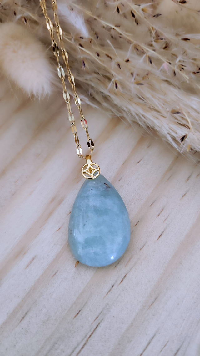 Pendentif Aigue-marine