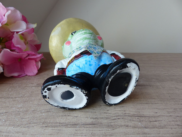 COLLECTION TIRELIRE - Figurine Grenouille Cow-Boy, Grenouille Policier, Grenouille Justicier, Grenouille avec Revolver Cadeau Ami Famille