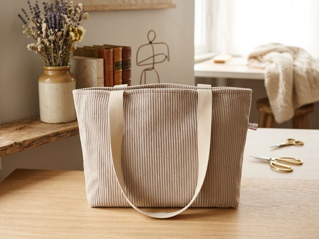 Cabas Chic Beige - Réversible 
