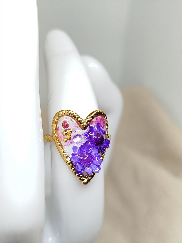 Bague Valentine coloris violet