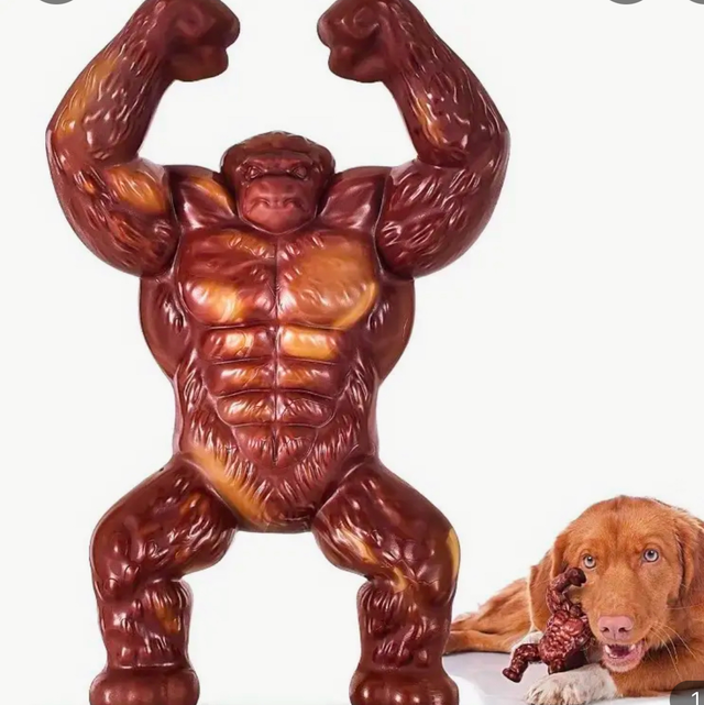 Jouet en forme de gorille saveur bœuf 