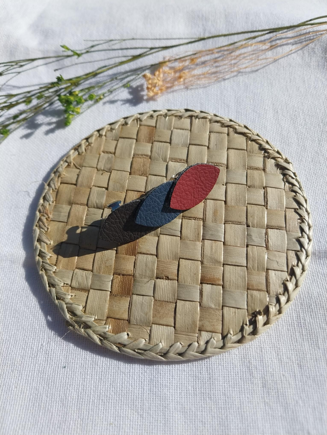 Barrette en matière végétale de pommes