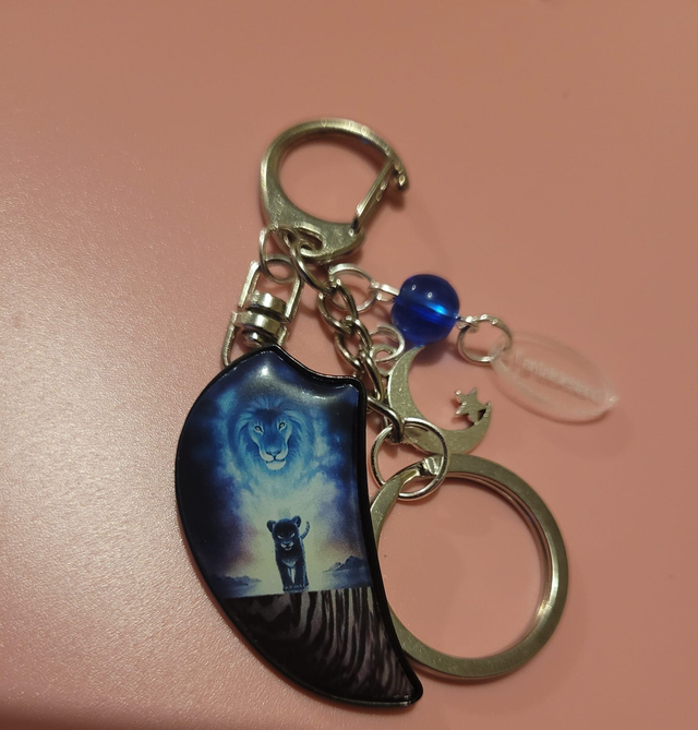 Accroche-clés  argenté - Remember Who you are