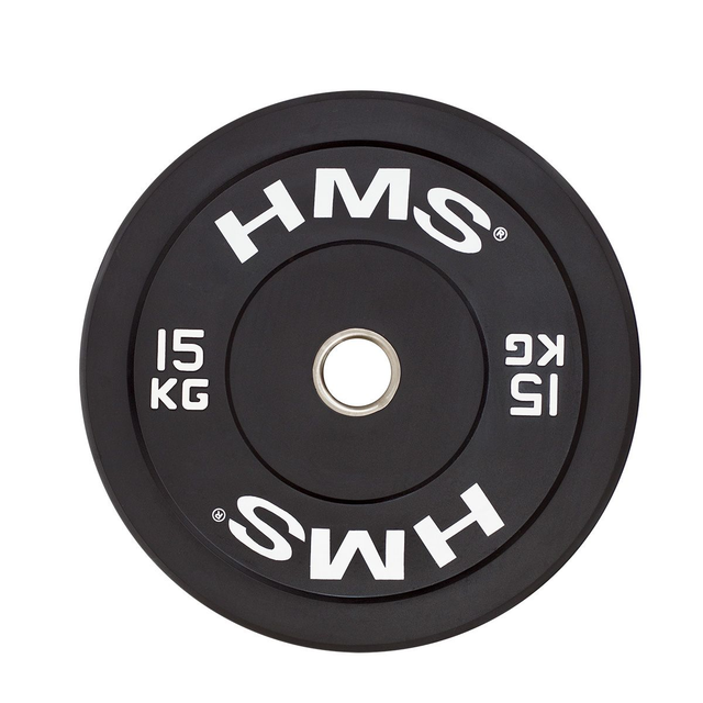 HMS Zwarte Olympische Halterschijf BBR 2x15 kg