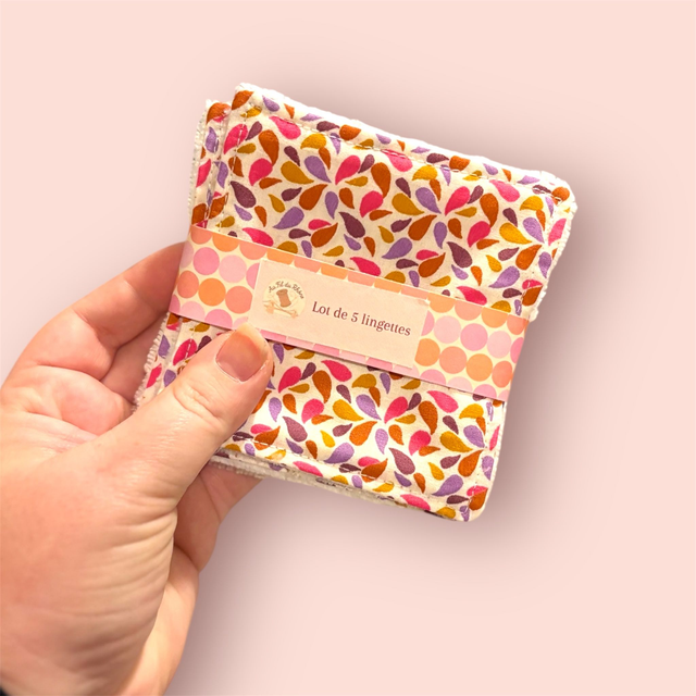 Lingettes Faustine - lot de 5