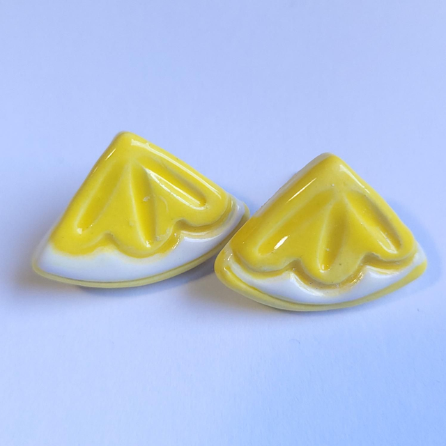 Citrus Slice Stud Earrings
