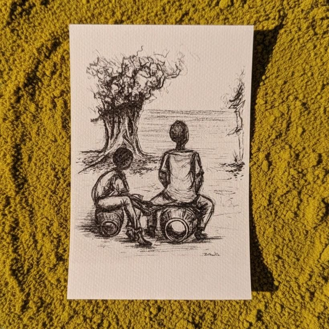 Carte postale A6 - Ti bwatè #1 - Martinique