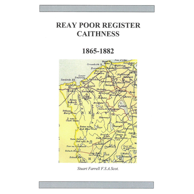 Reay, Caithness Poor Register, 1865-1882