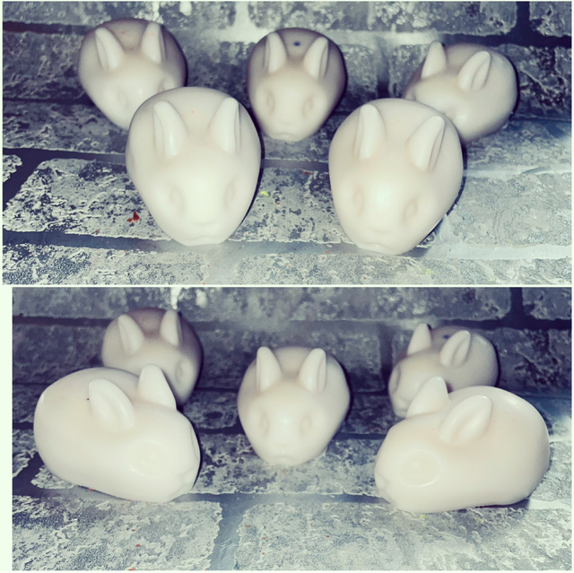 Large Wax Bunnies