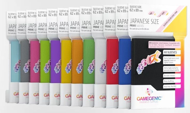 GAMEGENIC - Japanese Size - 60 Prime Sleeves