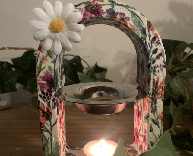  Wild flower bespoke handmade burner