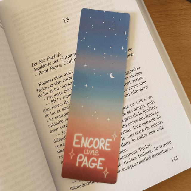 Marque-page - Encore une page
